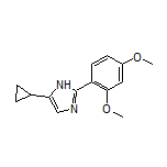 5-Cyclopropyl-2-(2,4-dimethoxyphenyl)-1H-imidazole