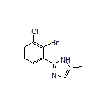 2-(2-Bromo-3-chlorophenyl)-5-methyl-1H-imidazole