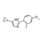 5-Cyclopropyl-2-(4-methoxy-2-methylphenyl)-1H-imidazole