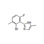 2-(2-Bromo-6-fluoro-3-methylphenyl)-5-methyl-1H-imidazole