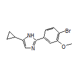 2-(4-Bromo-3-methoxyphenyl)-5-cyclopropyl-1H-imidazole