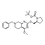 (S)-7-Benzyl-2-[(1-Boc-2-pyrrolidinyl)methoxy]-4-methoxy-5,6,7,8-tetrahydropyrido[3,4-d]pyrimidine