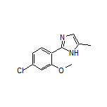 2-(4-Chloro-2-methoxyphenyl)-5-methyl-1H-imidazole