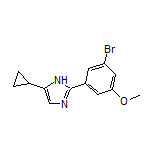 2-(3-Bromo-5-methoxyphenyl)-5-cyclopropyl-1H-imidazole