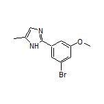 2-(3-Bromo-5-methoxyphenyl)-5-methyl-1H-imidazole