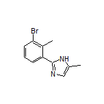 2-(3-Bromo-2-methylphenyl)-5-methyl-1H-imidazole