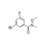 3-Bromo-5-fluoro-N-methoxy-N-methylbenzamide