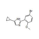 2-(5-Bromo-2-methoxyphenyl)-5-cyclopropyl-1H-imidazole