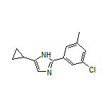 2-(3-Chloro-5-methylphenyl)-5-cyclopropyl-1H-imidazole