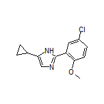 2-(5-Chloro-2-methoxyphenyl)-5-cyclopropyl-1H-imidazole