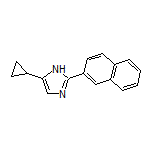 5-Cyclopropyl-2-(naphthalen-2-yl)-1H-imidazole