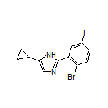 2-(2-Bromo-5-iodophenyl)-5-cyclopropyl-1H-imidazole