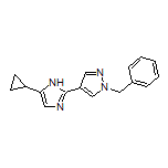 1-Benzyl-4-(5-cyclopropyl-1H-imidazol-2-yl)-1H-pyrazole