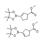 3-(Methoxycarbonyl)cyclopent-1-ene-1-boronic Acid Pinacol Ester compound with (4-(Methoxycarbonyl)cyclopent-1-ene-1-boronic Acid Pinacol Ester