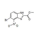 Methyl 5-Bromo-4-nitrobenzimidazole-2-carboxylate