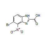 5-Bromo-4-nitrobenzimidazole-2-carboxylic Acid