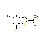 4-Chloro-6-fluorobenzimidazole-2-carboxylic Acid