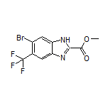 Methyl 6-Bromo-5-(trifluoromethyl)benzimidazole-2-carboxylate