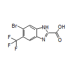 6-Bromo-5-(trifluoromethyl)benzimidazole-2-carboxylic Acid