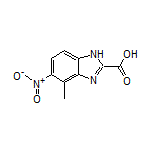 4-Methyl-5-nitrobenzimidazole-2-carboxylic Acid