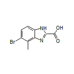 5-Bromo-4-methylbenzimidazole-2-carboxylic Acid