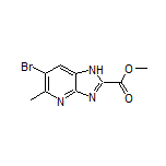 Methyl 6-Bromo-5-methyl-1H-imidazo[4,5-b]pyridine-2-carboxylate