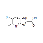 6-Bromo-5-methyl-1H-imidazo[4,5-b]pyridine-2-carboxylic Acid