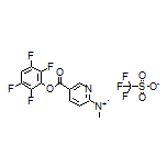 N,N,N-Trimethyl-5-[(2,3,5,6-tetrafluorophenoxy)carbonyl]pyridin-2-aminium Trifluoromethanesulfonate