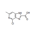 4-Chloro-6-methyl-1H-imidazo[4,5-c]pyridine-2-carboxylic Acid