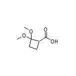 2,2-Dimethoxycyclobutanecarboxylic Acid