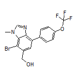 [7-Bromo-1-methyl-4-[4-(trifluoromethoxy)phenyl]-1H-benzo[d]imidazol-6-yl]methanol