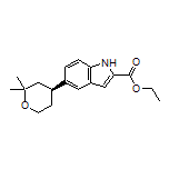 Ethyl (S)-5-(2,2-Dimethyltetrahydro-2H-pyran-4-yl)-1H-indole-2-carboxylate