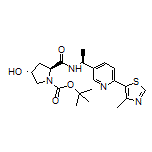 (2S,4R)-1-Boc-4-hydroxy-N-[(S)-1-[6-(4-methyl-5-thiazolyl)-3-pyridyl]ethyl]pyrrolidine-2-carboxamide