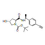 (2S,4R)-1-Boc-N-[(S)-1-(4-ethynylphenyl)ethyl]-4-hydroxypyrrolidine-2-carboxamide