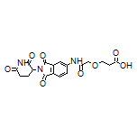 3-[2-[[2-(2,6-Dioxo-3-piperidyl)-1,3-dioxo-5-isoindolinyl]amino]-2-oxoethoxy]propanoic Acid