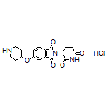 2-(2,6-Dioxo-3-piperidyl)-5-(4-piperidyloxy)isoindoline-1,3-dione Hydrochloride