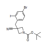 3-(4-Bromo-2-iodobenzyl)-1-Boc-azetidine-3-carbonitrile