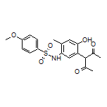 N-[5-(2,4-Dioxopentan-3-yl)-4-hydroxy-2-methylphenyl]-4-methoxybenzenesulfonamide