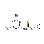 6-Bromo-N-Boc-4-methoxypyridin-2-amine