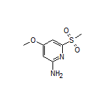 4-Methoxy-6-(methylsulfonyl)pyridin-2-amine