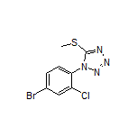 1-(4-Bromo-2-chlorophenyl)-5-(methylthio)-1H-tetrazole