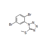 1-(2,5-Dibromophenyl)-5-(methylthio)-1H-tetrazole