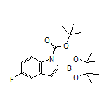 1-Boc-5-fluoro-1H-indole-2-boronic Acid Pinacol Ester