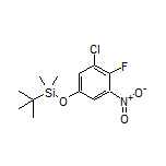 tert-Butyl(3-chloro-4-fluoro-5-nitrophenoxy)dimethylsilane