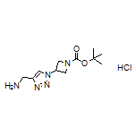 [1-(1-Boc-3-azetidinyl)-1H-1,2,3-triazol-4-yl]methanamine Hydrochloride