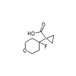 1-(4-Fluorotetrahydro-2H-pyran-4-yl)cyclopropanecarboxylic Acid