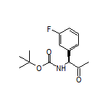 (S)-1-(Boc-amino)-1-(3-fluorophenyl)-2-propanone