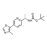 (S)-N-Boc-1-[5-(4-methyl-5-thiazolyl)-2-pyridyl]ethanamine