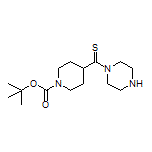 (1-Boc-4-piperidyl)(1-piperazinyl)methanethione