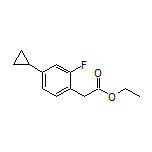 Ethyl 2-(4-Cyclopropyl-2-fluorophenyl)acetate